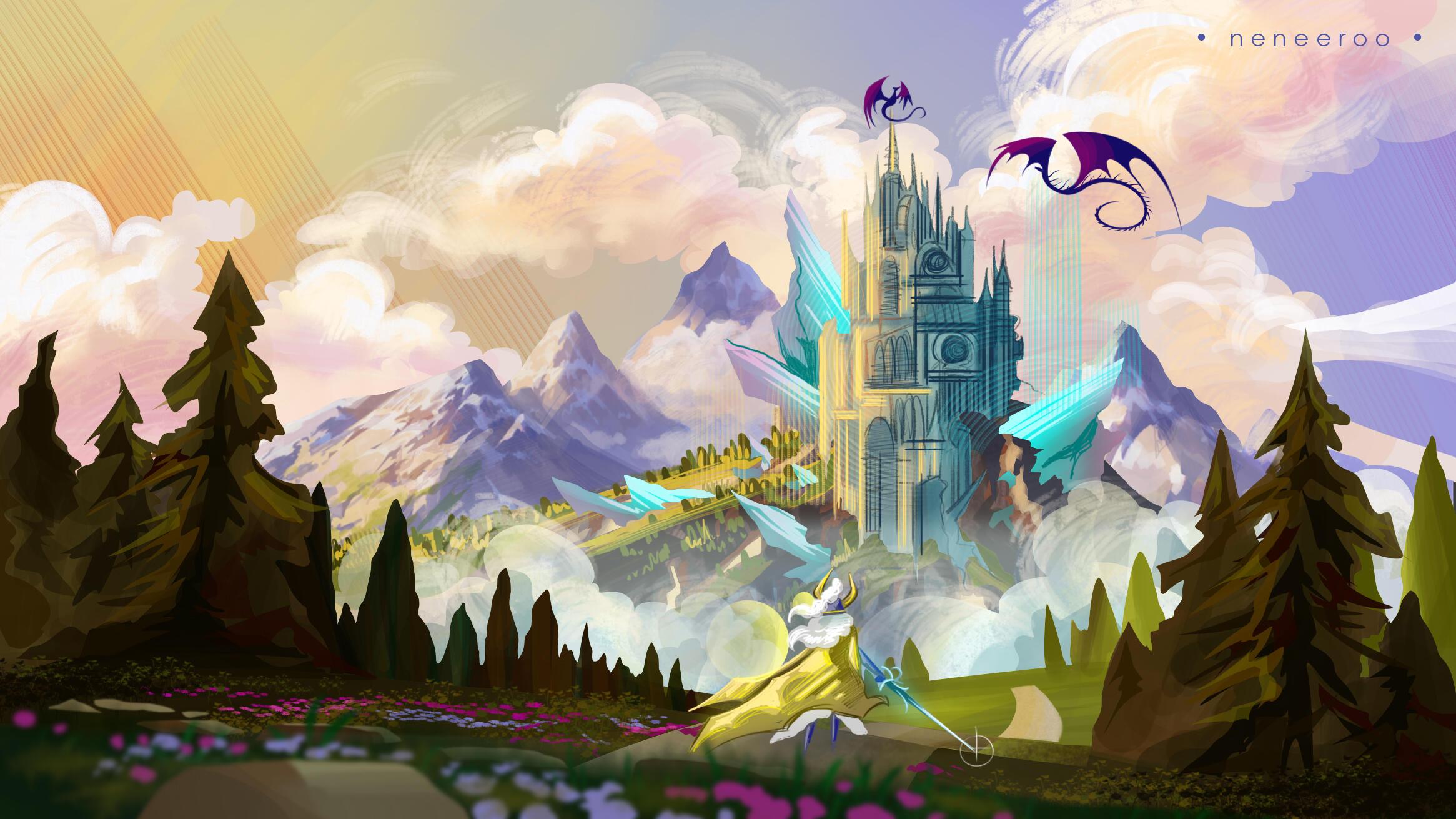 6 - FINAL FANTASY I POSTER